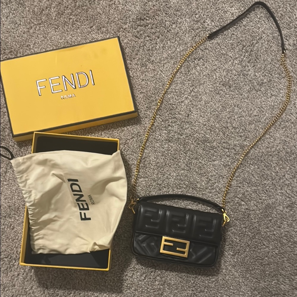 Fendi Black and Gold Women's Bag